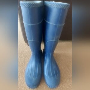 Women's Blue Mud & Rain Boots